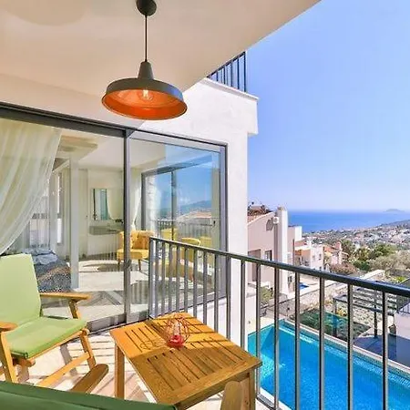 Honeymoon With Luxury Indoor And Outdoor Pools In Kalkan Villa Kaş