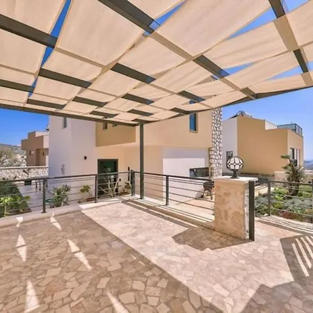 Honeymoon With Luxury Indoor And Outdoor Pools In Kalkan Villa