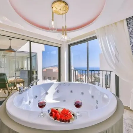 Honeymoon With Luxury Indoor And Outdoor Pools In Kalkan Villa