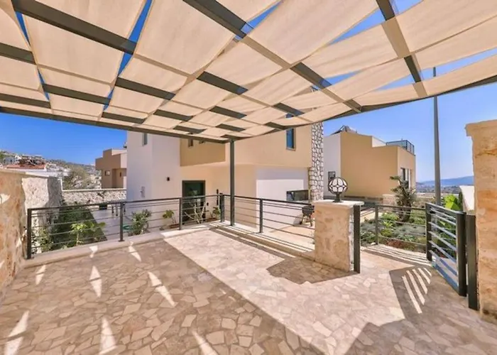 Honeymoon With Luxury Indoor And Outdoor Pools In Kalkan Villa