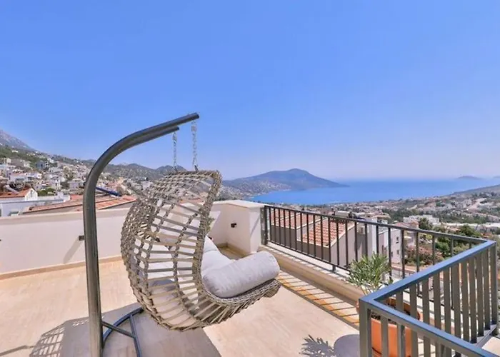 Villa Honeymoon With Luxury Indoor And Outdoor Pools In Kalkan *