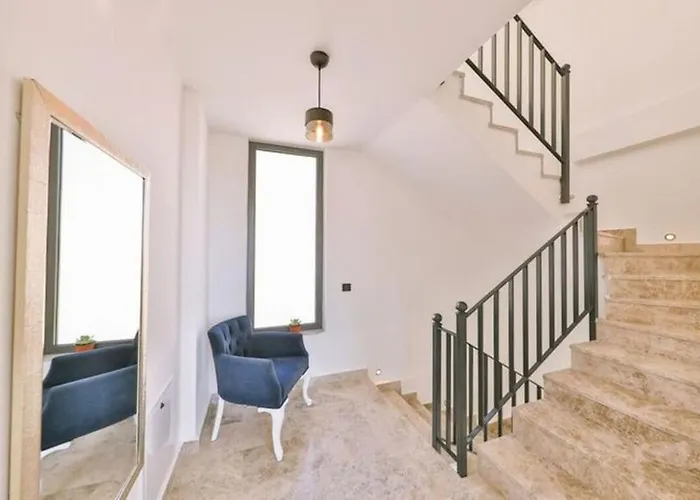 Honeymoon With Luxury Indoor And Outdoor Pools In Kalkan Villa