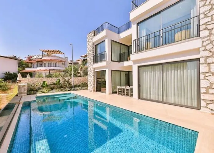 Honeymoon With Luxury Indoor And Outdoor Pools In Kalkan Kas