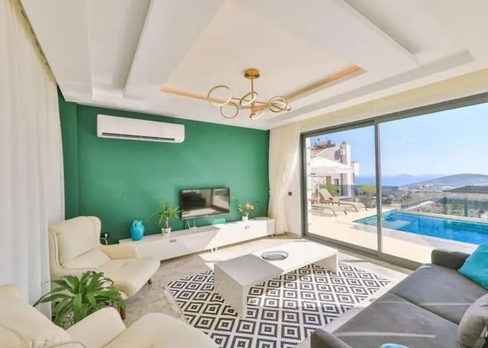 Honeymoon With Luxury Indoor And Outdoor Pools In Kalkan *