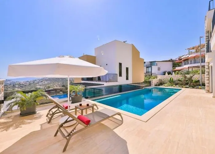 Honeymoon With Luxury Indoor And Outdoor Pools In Kalkan