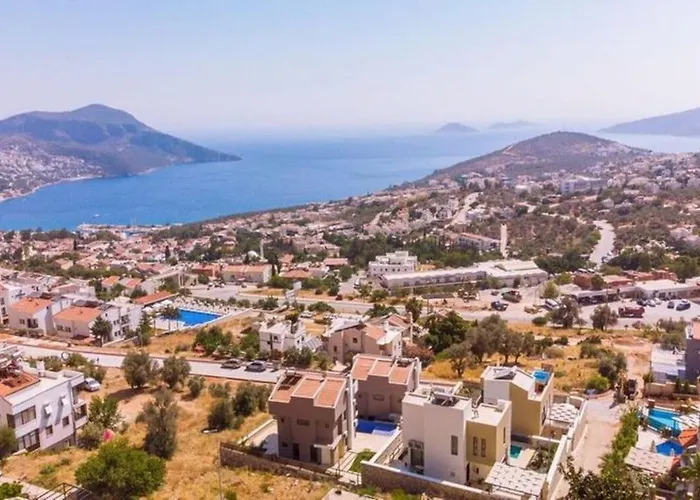 Villa Honeymoon With Luxury Indoor And Outdoor Pools In Kalkan Kas